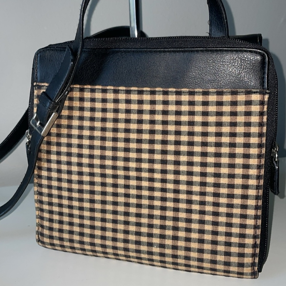 2pc Plaid Longaberger Crossbody - Picture 5 of 8